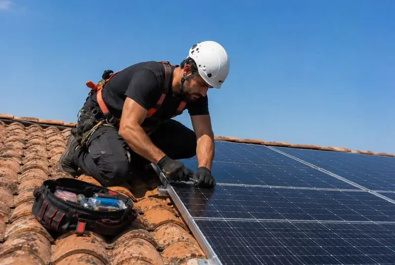 Maintenance et monitoring de panneaux solaires à Saint-Lys